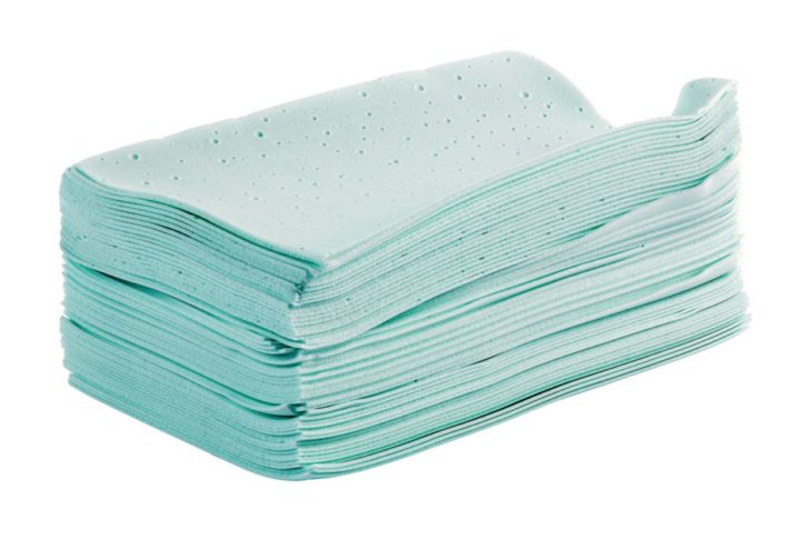 A stack of laundry detergent sheets