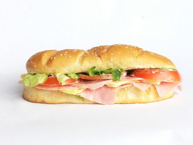 sandwich, food, bread
