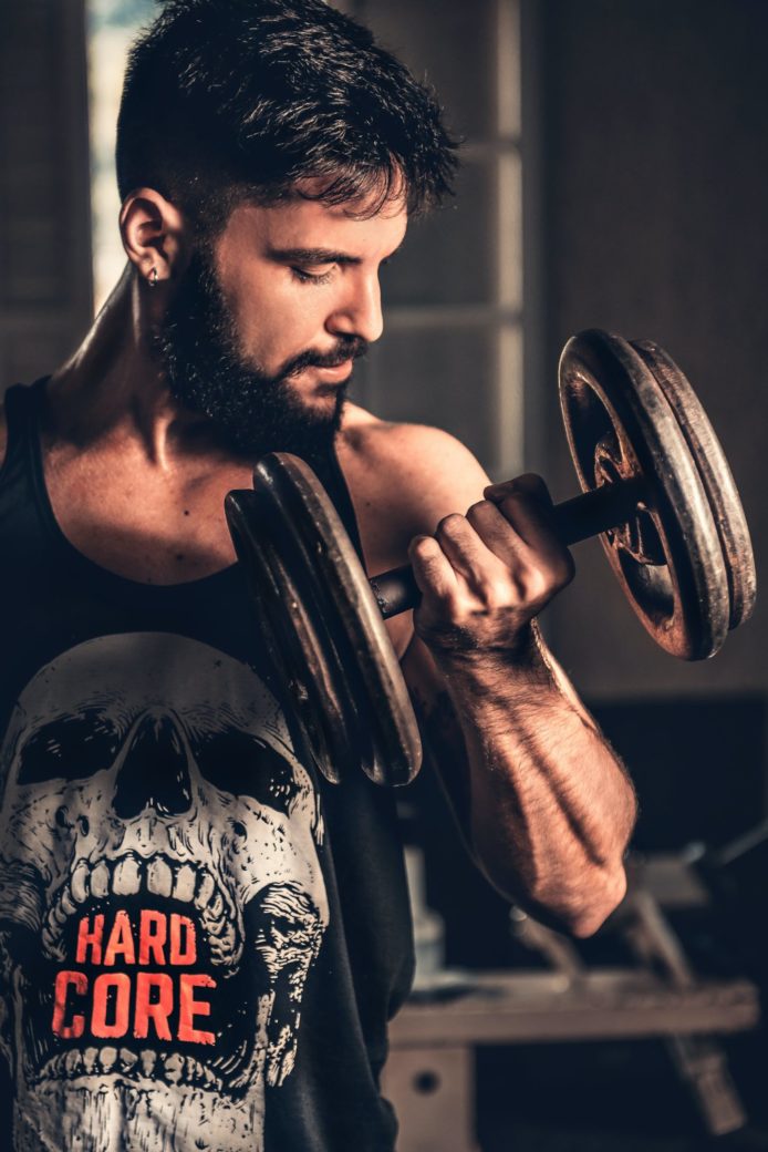 Photo by Cesar Galeão: https://www.pexels.com/photo/man-holding-dumbbell-3289711/