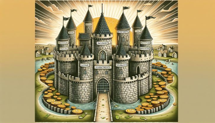 Illustration of budgeting and financial planning