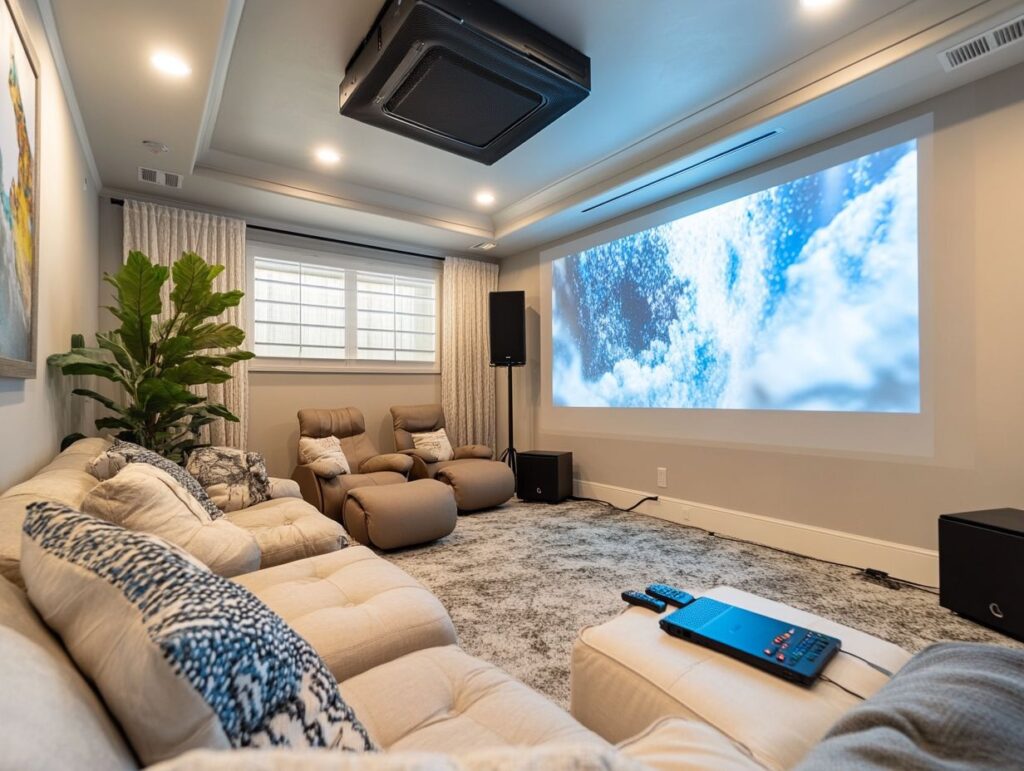 how to set up the perfect projector and screen for any space 0v How to Set Up the Perfect Projector and Screen for Any Space