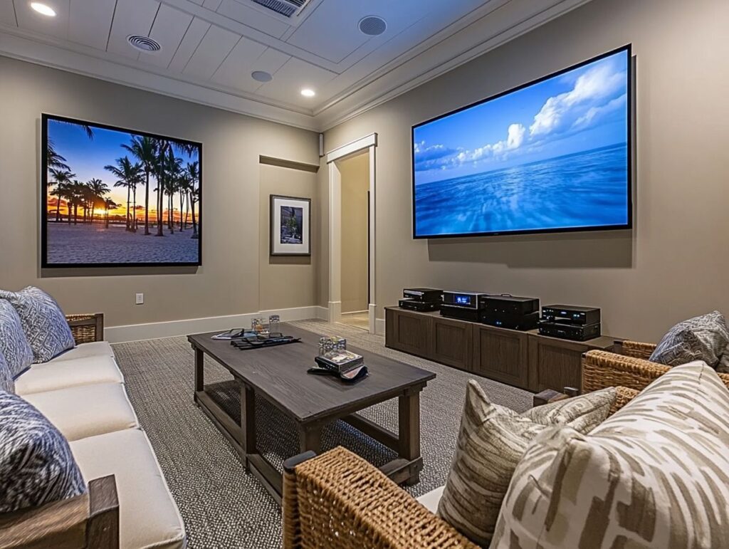 projector vs tv which is better for your home entertainment setup Nv Projector vs TV: Which Is Better for Your Home Entertainment Setup?