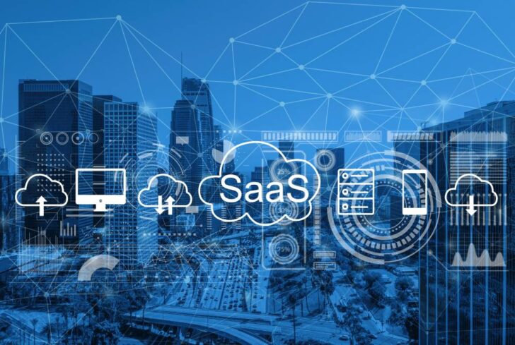 saas concept Top Enterprise Technology Trends in 2025: Cloud, AI & Automation