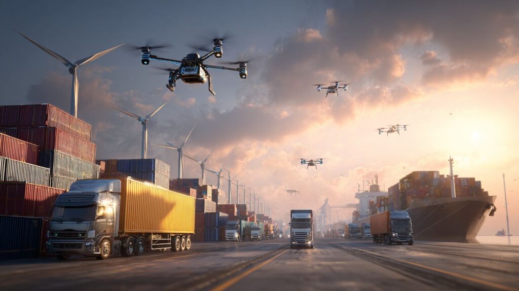 top shipping logistics trends in 2026 automation ai green transport 4J Top Shipping & Logistics Trends in 2026: Automation, AI & Green Transport